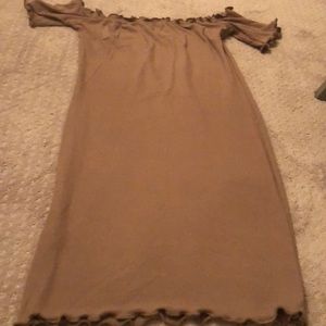 Off the shoulder dress